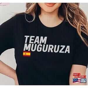 Team Muguruza Tennis Unisex Tshirt Gift For Fan Classic